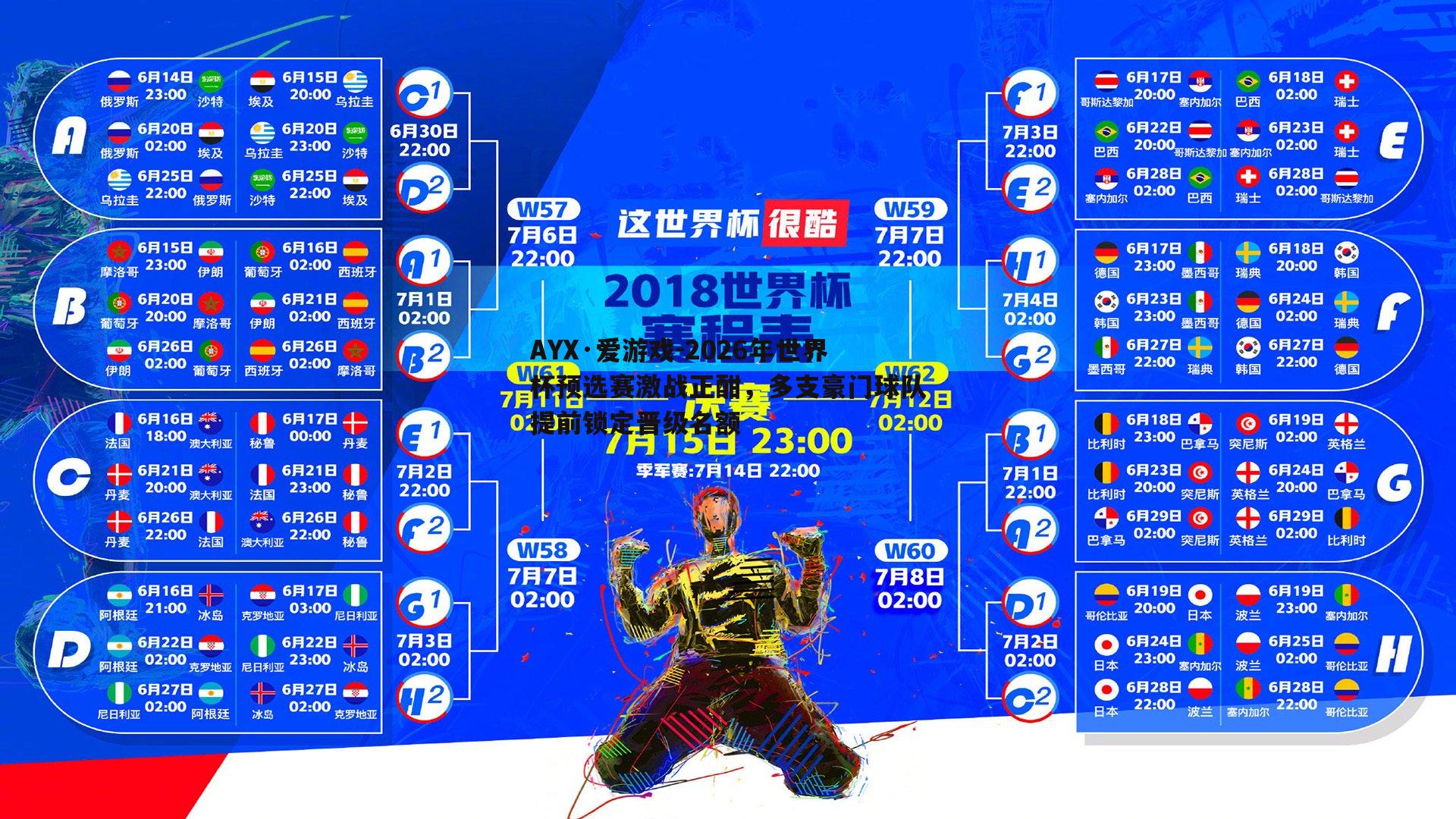2026年世界杯预选赛激战正酣，多支豪门球队提前锁定晋级名额